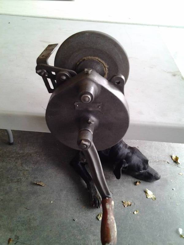 lot 81 image: Vintage Table Mounted Hand Grinder