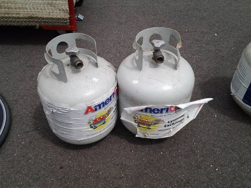 lot 94 image: 2-20 LB Propane Tanks
