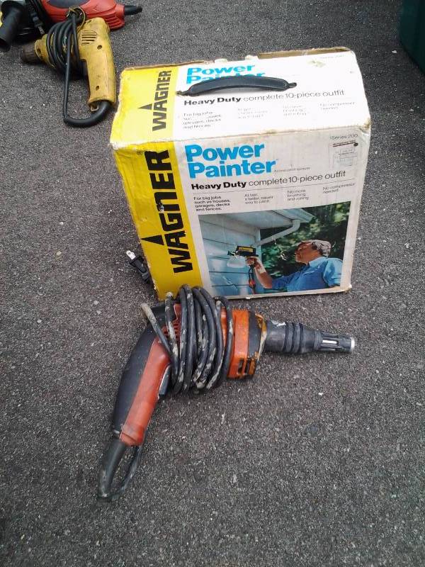 lot 99 image: Wagner Power Airless Paint Sprayer, Hilti Screw Gun