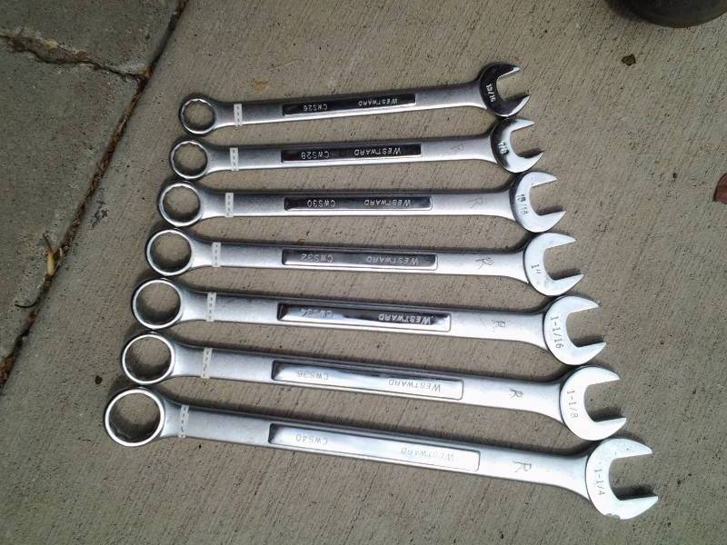 lot 113 image: 1316-1 14 OpenBox Wrench Set (Westward)