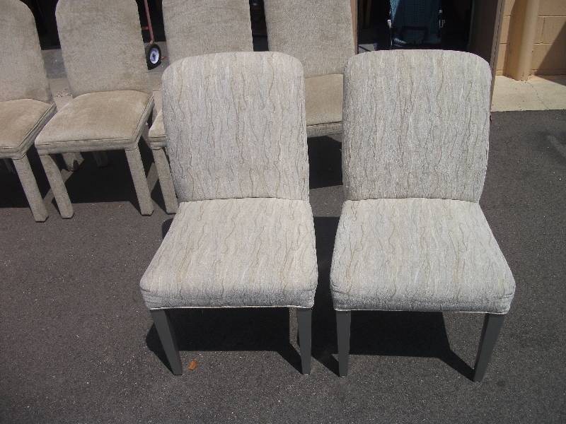 lot 31 image: 2-Upholstered Dining Chairs