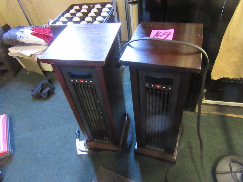 lot 169 image: 2 Electric space heaters.