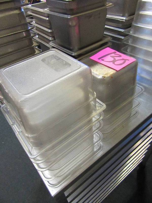 lot 130 image: Misc. plastic containers