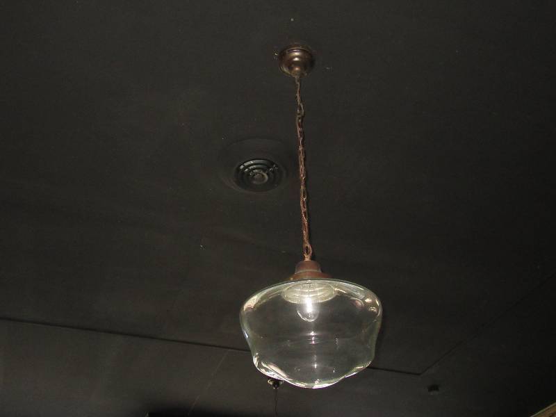 lot 63A image: 3, clear glass old fashion light fixture globes..