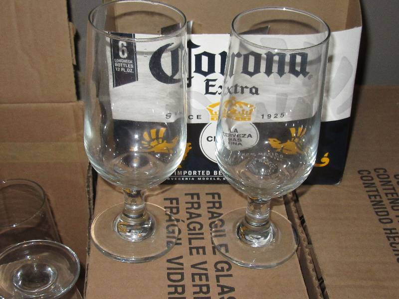 lot 176 image: 42, Embassy Beer Glasses.. 14 oz