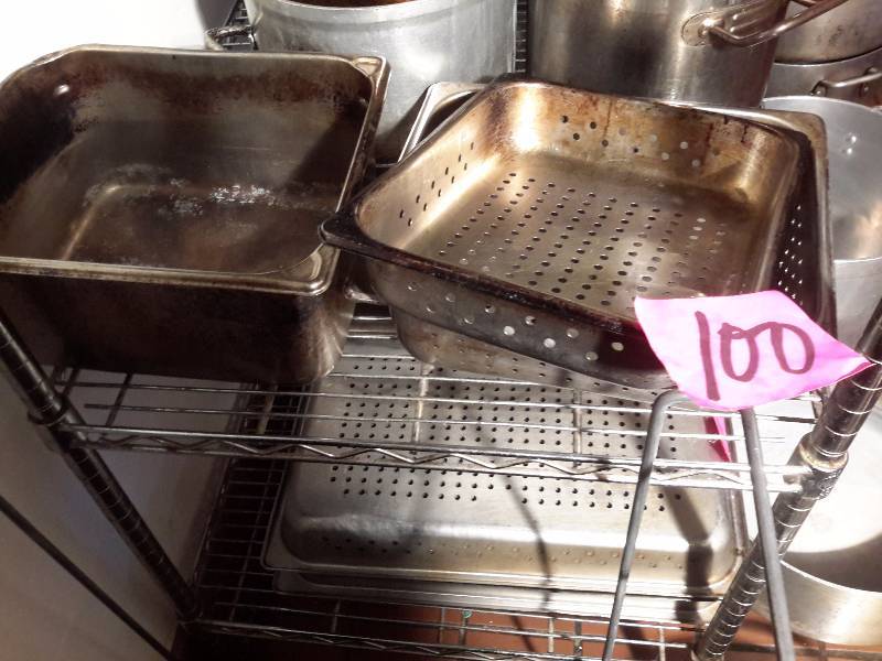 lot 100 image: 3, 12in x 10 in x 245 in food pans