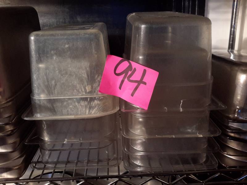 lot 94 image: 7, plastic ingredient containers