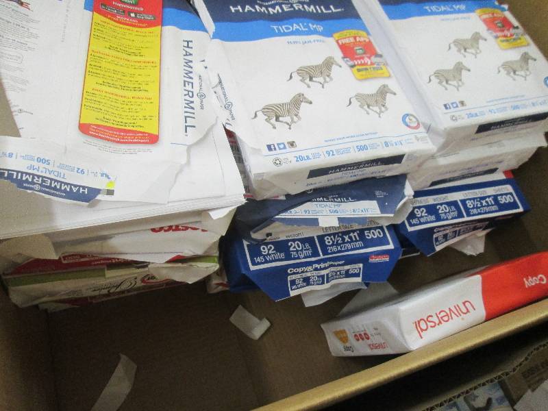 19 Reams of Out of Case Copy Paper,...