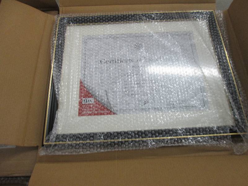 4 Certificate Frames- need repair, ...