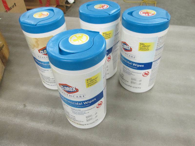 Lot of 4 Clorox Germicidal Wipes 70...