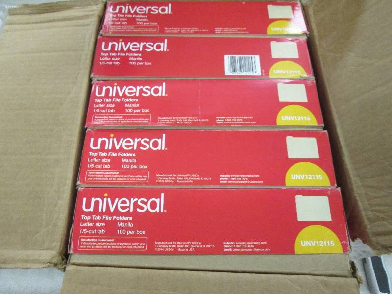 Case of 5 boxes Universal Top Tab F...