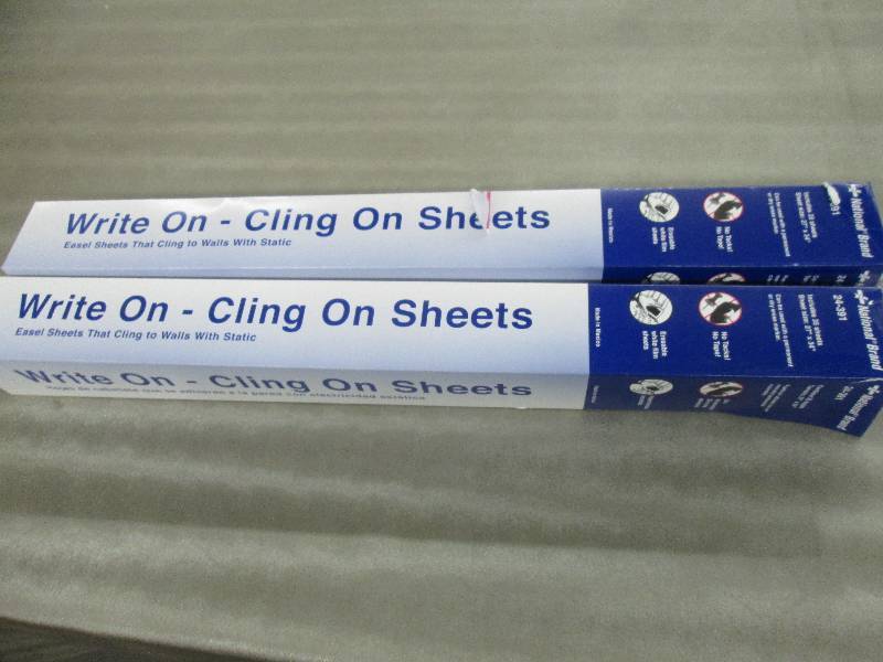 Lot of 2 Write on Easel Cling Unrul...