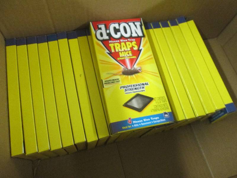 Lot of 21 Boxes D-Con Mouse Glue Tr...