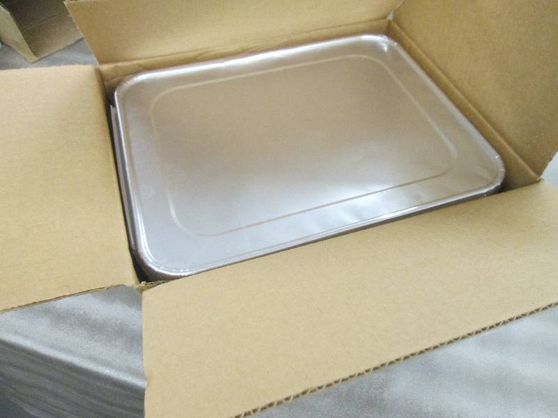 Pack of 100 Half Size Aluminum Lids...