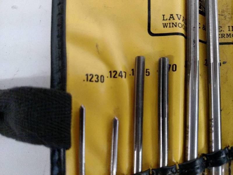lot 73 image: L&I Reamer Set .1230-.4995...