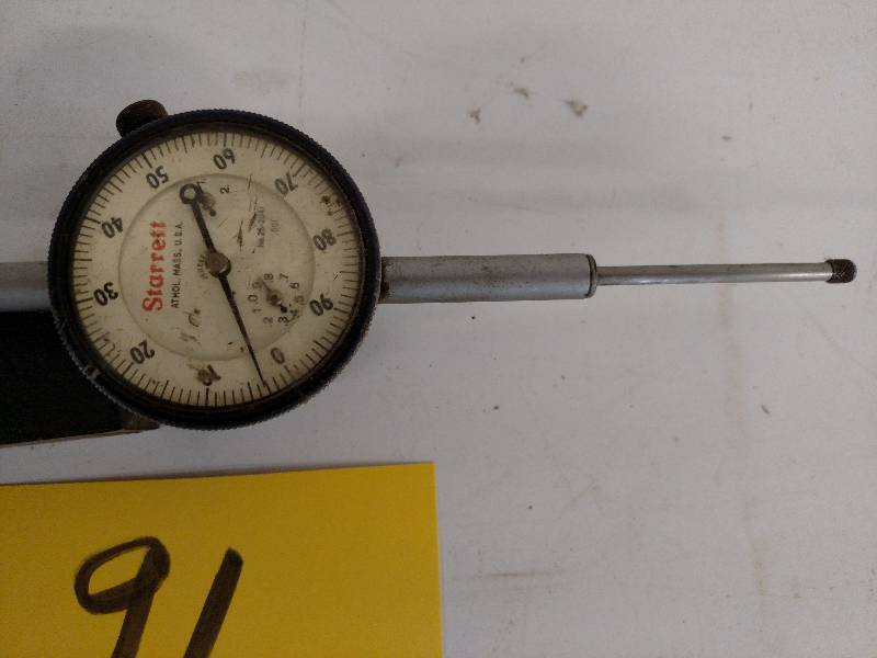lot 91 image: Starrett Dial Indicator, 2 Travel ...