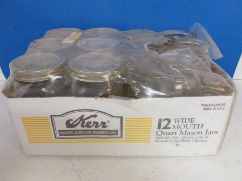 lot 12 image: Canning Jars