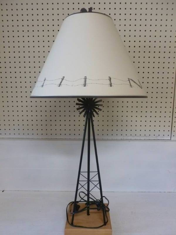 lot 30 image: Windmill Lamp