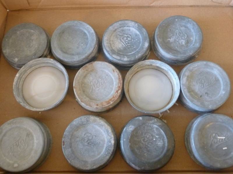 lot 84 image: Vintage Zinc Lids