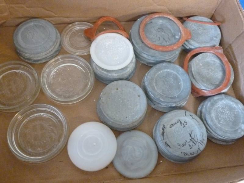 lot 87 image: Vintage Zinc Lids