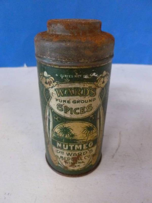 lot 257 image: Vintage Metal Container