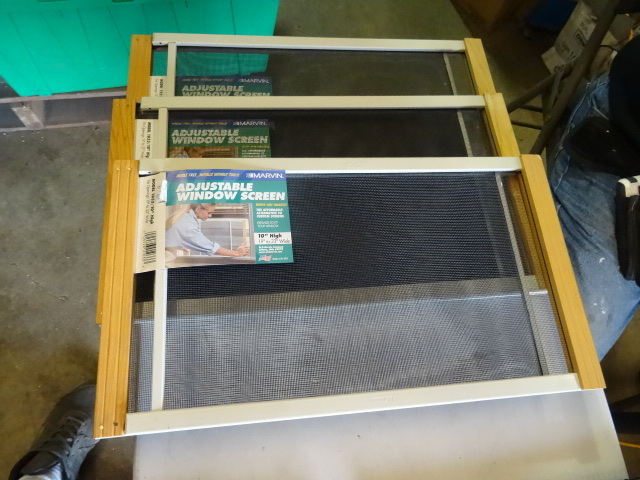 NEW � QTY 3 Adjustable Window Scre...