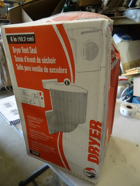 NEW 4 in Dryer Vent Seal � Keeps o...