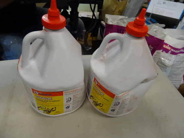 NEW QTY 2 Large Jugs Red Chalk 5 lb...