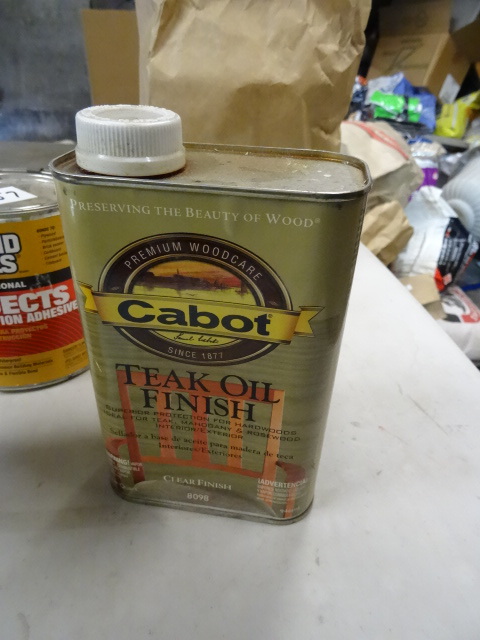 NEW Qty 2 Quarts Cabot Teak Oil Fin...