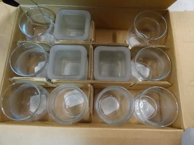 NEW Qty 11 Glass Votive Candle Hold...