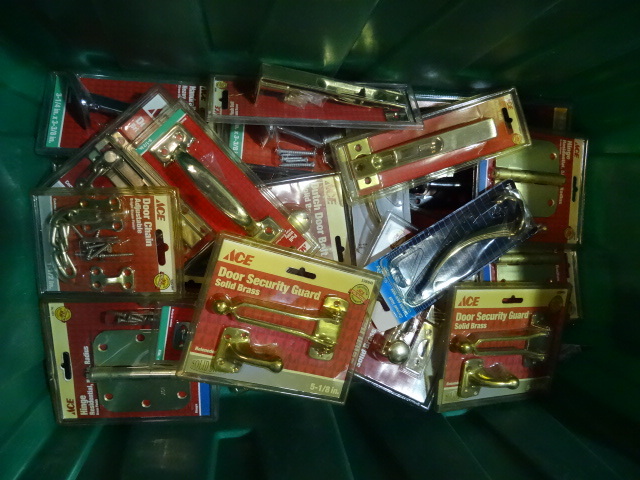 NEW ENTIRE BIN HARDWARE incl. Brass...