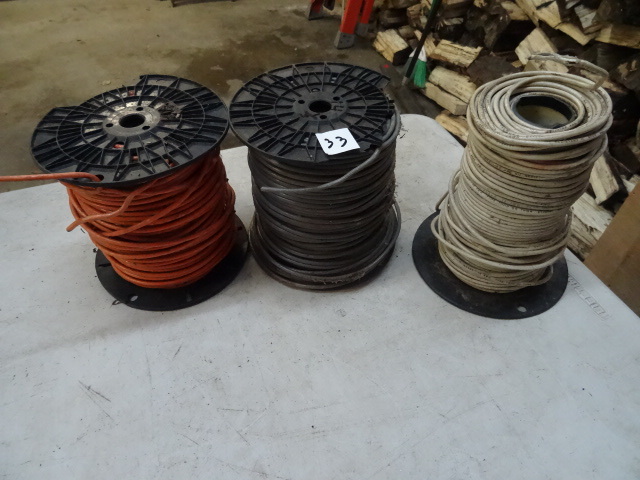 lot 33 image: 34 lbs of #10 copper wire...