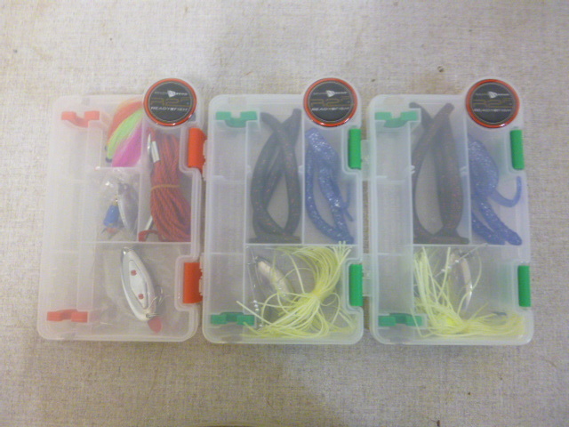 lot 11 image: 3 Small Tackle Boxes
