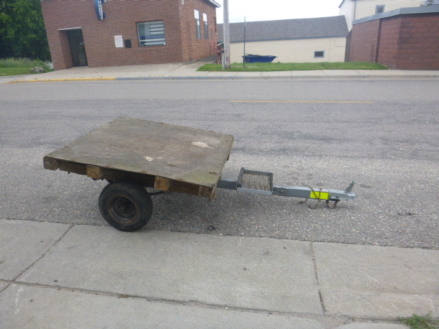 lot 92 image: Homemade YardGarden Trailer