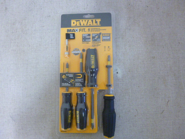lot 95 image: DeWalt 4 Piece Maxfit Screwdriver Set