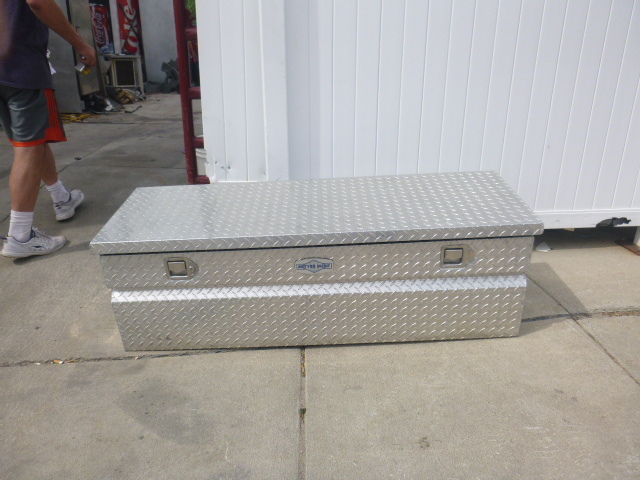 lot 134 image: Better Built Aluminum Toolbox