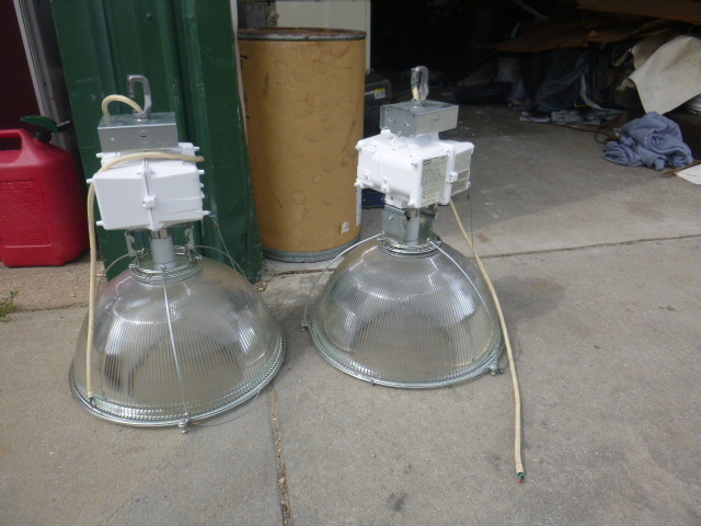 lot 136 image: 2 Hubbell High Bay Lights