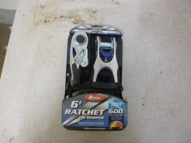 lot 146 image: Titan Ratchet Tie Downs