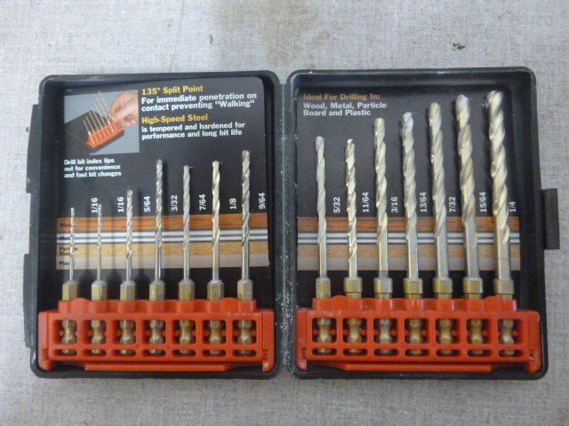 lot 221 image: Craftsman Professional Index Drill Bit Set