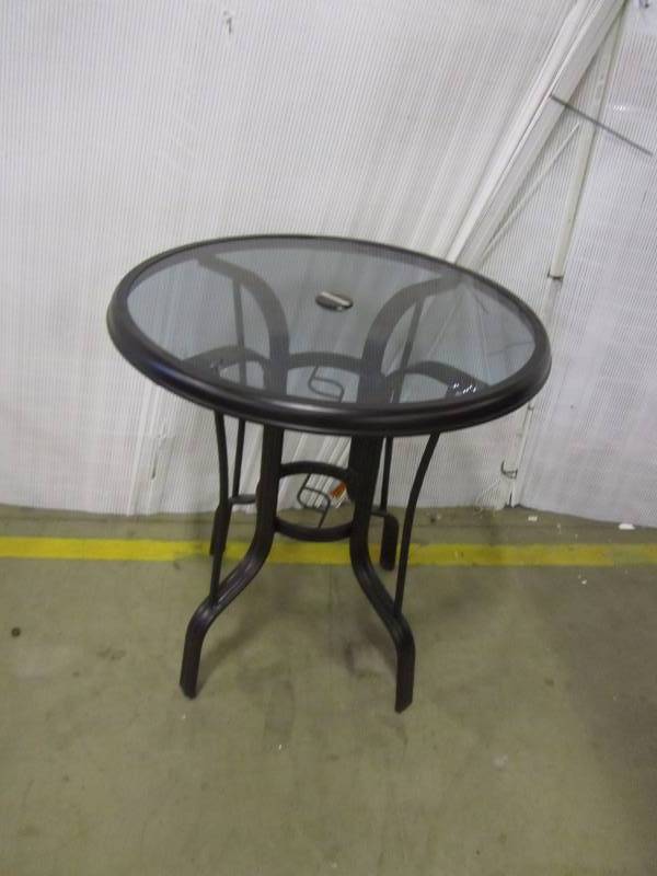 lot 39 image: Statesville Pewter Outdoor Balcony Height Patio Table (Table Only)