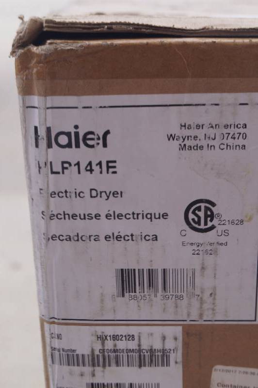 NEW Haier Electric Dryer