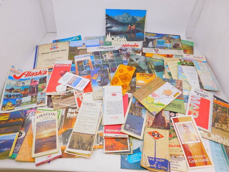Large Lot Of Maps