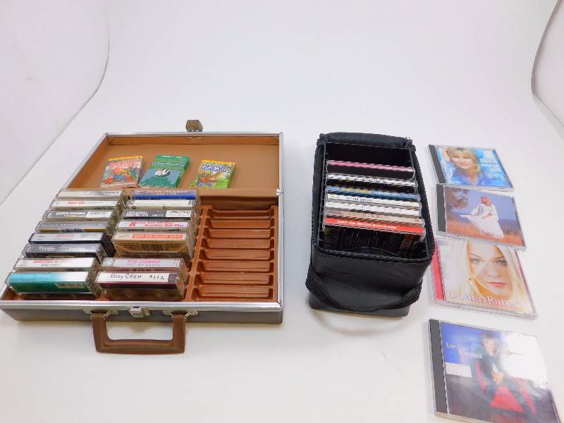 Lot Of CDs And Cassette Tapes