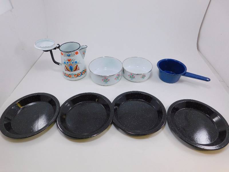 Lot Of Enamelware