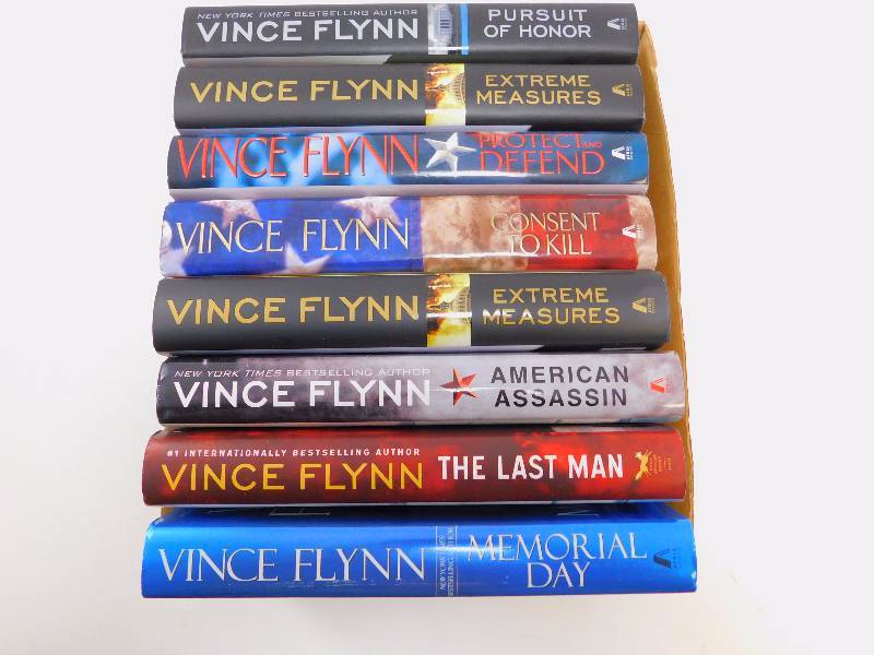 Lot Of 8 Vince Flynn Books