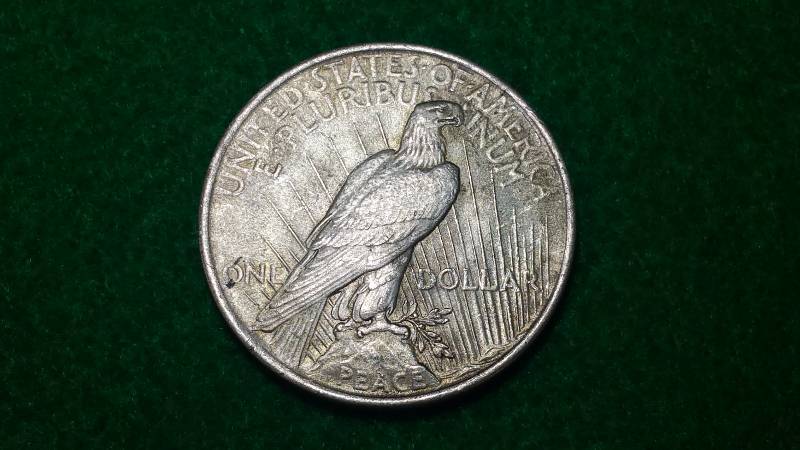1923 P Peace Silver Dollar