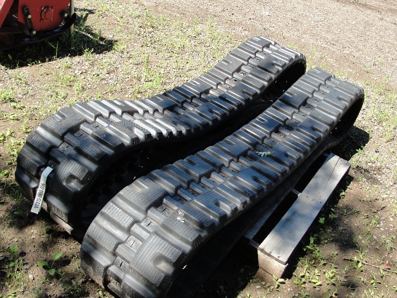 SET OF SKID STEER  EXCAVATOR RUBBER TRACKS