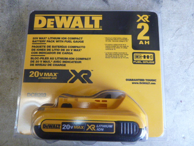 lot 54 image: DeWalt Battery Pack with Fuel Gauge