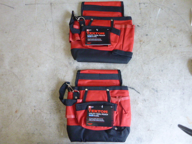 lot 58 image: 2 Tekton Utility Tool Pouches