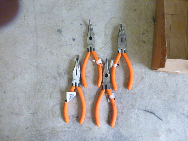 lot 61 image: 4 Mit Bent Nose Pliers